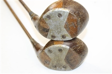Golf Bag Made by Cliff with Six (6) Woodshaft Clubs