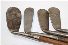 Golf Bag Made by Cliff with Six (6) Woodshaft Clubs