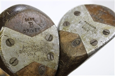 Golf Bag Made by Cliff with Six (6) Woodshaft Clubs