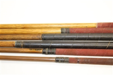 Golf Bag Made by Cliff with Six (6) Woodshaft Clubs