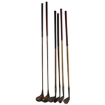 Golf Bag Made by Cliff with Six (6) Woodshaft Clubs