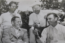 Bobby Jones, Jimmy Demaret, Byron Nelson & Ben Hogan 1946 Wire Photo - April 5th