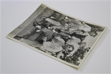Bobby Jones, Jimmy Demaret, Byron Nelson & Ben Hogan 1946 Wire Photo - April 5th