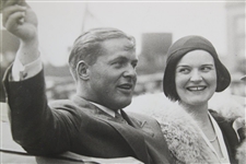 Bobby Jones & His Wife 1930 Parade Bobby Jones Captures New York Wire Photo - July 2nd