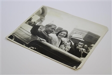 Bobby Jones & His Wife 1930 Parade Bobby Jones Captures New York Wire Photo - July 2nd