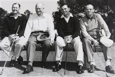 Byron Nelson, Dwight Eisenhower, Ben Hogan & Clifford Roberts Frank Christian Photo
