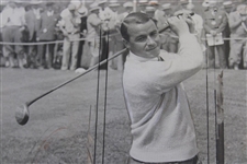 Gene Sarazen 1928 US Open at Olympia Fields Post-Swing Press Photo  - June 23rd