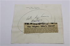 Ben Hogan 1954 Spraying Out Of A Sand Trap Masters Photo - April 11th