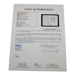 Tiger Woods Signed Augusta National Golf Club Scorecard FULL JSA #Y96717