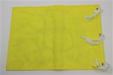 Tiger Woods, Jack Nicklaus & 29 Masters Champs Signed Undated Masters Flag JSA ALOA