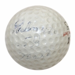 Arnold Palmers 1958 Masters Winning Wilson Golf Ball-Gifted to Ralph Hutchison