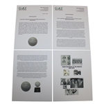 Arnold Palmer's 1958 Masters Winning Wilson Golf Ball-Gifted to Ralph Hutchison