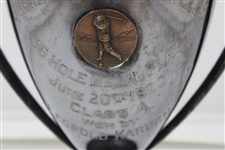 1920 Quaker Ridge Golf Club 36 Hole Medal Play Silver Plated Dual Handled Trophy - June 20th