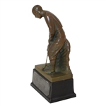 Hillcrest Country Club Approaching & Putting Contest 1935 Winner Trophy with Bobby Jones Likeness