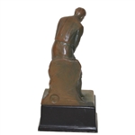 Hillcrest Country Club Approaching & Putting Contest 1935 Winner Trophy with Bobby Jones Likeness