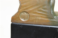 Hillcrest Country Club Approaching & Putting Contest 1935 Winner Trophy with Bobby Jones Likeness