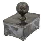 1928 Rye Country Club Sweepstakes Silver Box Won by C. Stanley Meyers