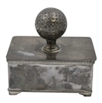 1928 Rye Country Club Sweepstakes Silver Box Won by C. Stanley Meyers
