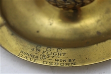 1937 C.G.C. 4th Flight Runner-Up Trophy Won by Dave Osborn
