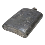 Apollo E.P.B.M. 4948/1 Golfer with Caddy Themed Flask