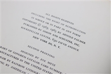Arnold Palmer Signed 1965 'My Game And Yours' Book - 2nd Printing JSA ALOA