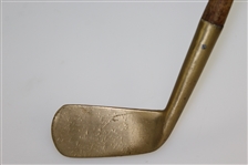 'The Spalding' Large Face Blade Brass Putter