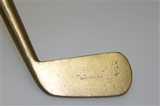 'The Spalding' Large Face Blade Brass Putter