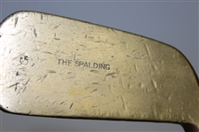 'The Spalding' Large Face Blade Brass Putter