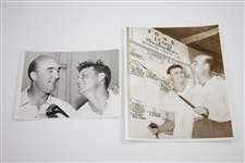 Four Original Photos of Rod Munday, Fred Hawkins, Tony Manero, & Fred Haas at 1948 Reading Open