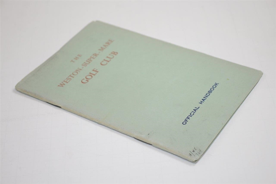 The Weston-Super-Mare Golf Club Official Handbook