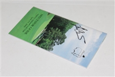 Ben Crenshaw Signed 2000 Masters Tournament Spectator Guide JSA ALOA