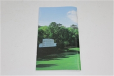 Ben Crenshaw Signed 2000 Masters Tournament Spectator Guide JSA ALOA
