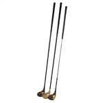 Three Vintage PGA Logo Fancy Face Drivers - Carl Andres, (2)Alex Ellis
