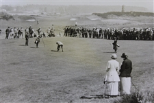 Mitchell on Green at Gleneagles Tournament GP Union Press Photo - Victor Forbin Collection