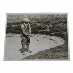 Tom Kerrigan Bunkered Before Dinty Den 14th Green at Gleneagles Tournament Sport & General Press Photo - Victor Forbin Collection