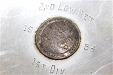 1964 New England Assn. of Left Handed Golfers 2nd Low Net 1st Division Trophy