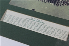 1971 Masters Tournament Officials Photo With List Of Names - Matted