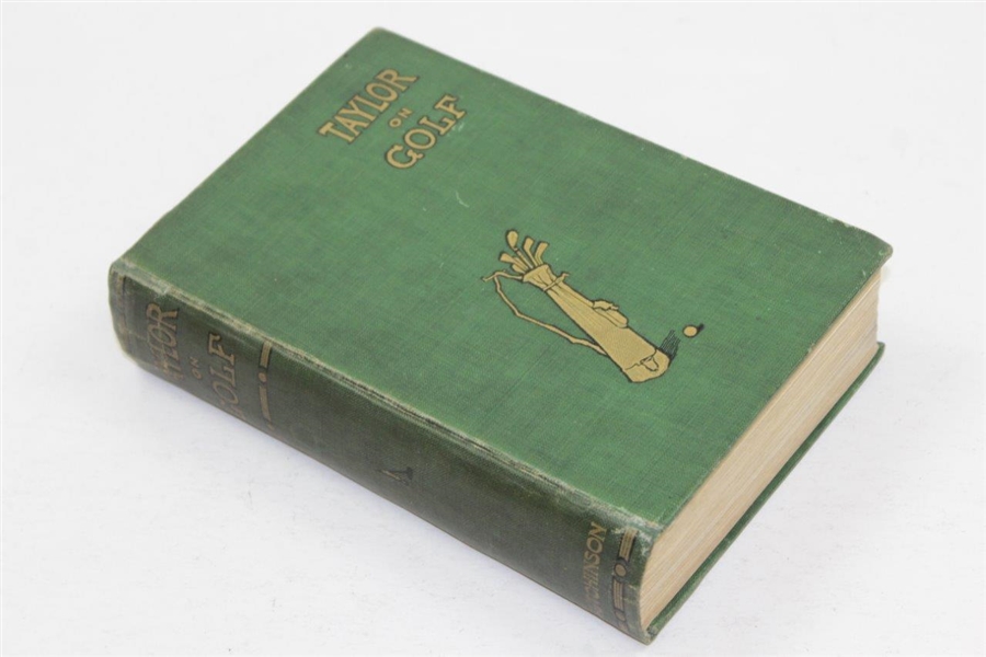1902 'Taylor On Golf: Impressions, Comments, & Hints' Golf Book by J.H. Taylor