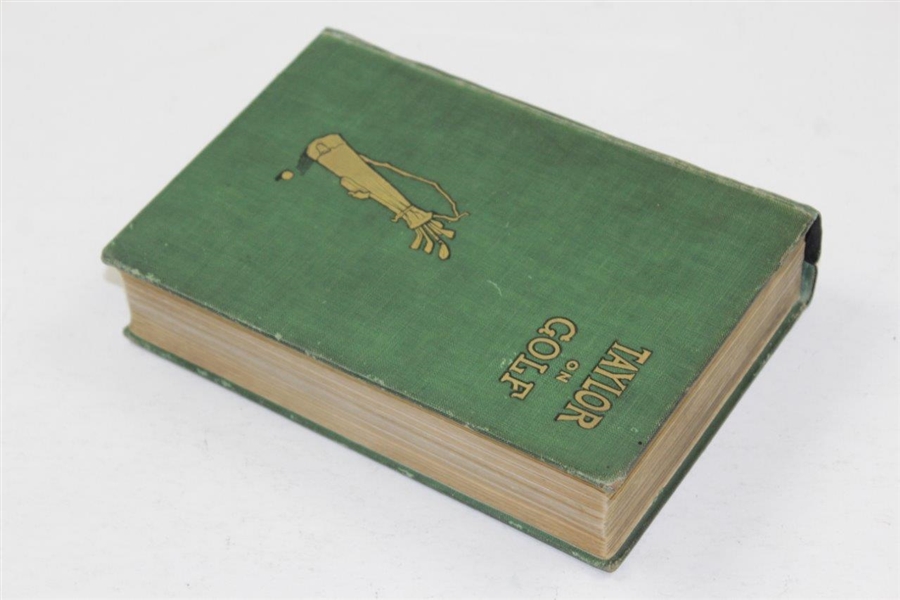 1902 'Taylor On Golf: Impressions, Comments, & Hints' Golf Book by J.H. Taylor