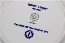 Walter Hagen 1977 The Memorial Tournament Ltd Ed Honoree Plate