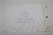 Vijay Singh Signed Travelers Championship Embroidered Flag JSA ALOA