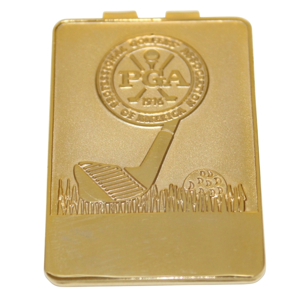 Undated PGA of America Gold Tone Money Clip