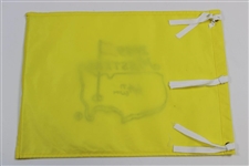 Larry Mize Signed 2009 Masters Tournament Embroidered Flag JSA #G13384