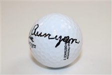 Paul Runyan Signed Masters Slazenger 4 Logo Golf Ball JSA ALOA