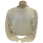 Classic CBS Golf Long Sleeve Woven Andrew Rohan Cream Colored Sweater - Size XL