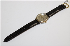 Gold & Silver Toned Golf Themed SE-1003 Special Edition Fossil Watch in Tin Box
