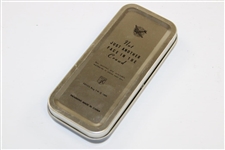 Gold & Silver Toned Golf Themed SE-1003 Special Edition Fossil Watch in Tin Box