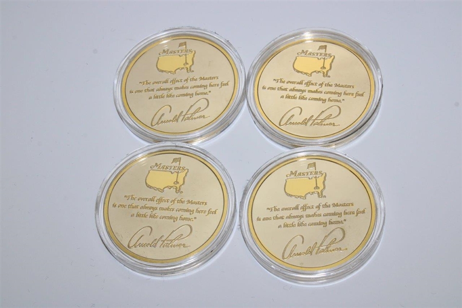 Arnold Palmer Ltd Ed Masters Commemorative Coins Set in Original Emerald Box with COA #236/750