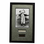 Horton Smith Signed Cut Photo Presentation - Framed PSA/DNA FULL Letter #AJ06026