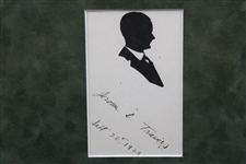 Jerome Travers Signed Cut with Photo Display - Framed PSA/DNA FULL Letter #AJ06025
